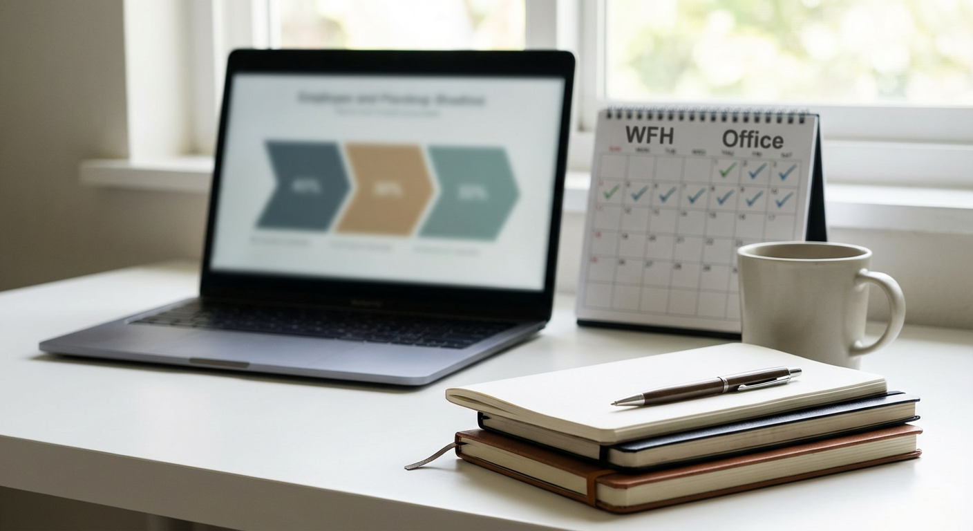 Illustration for The Remote Work Correction Is Real—But It's Not a Full Reversal. Here's What 4,000 Companies Actually Tell Us About 2026